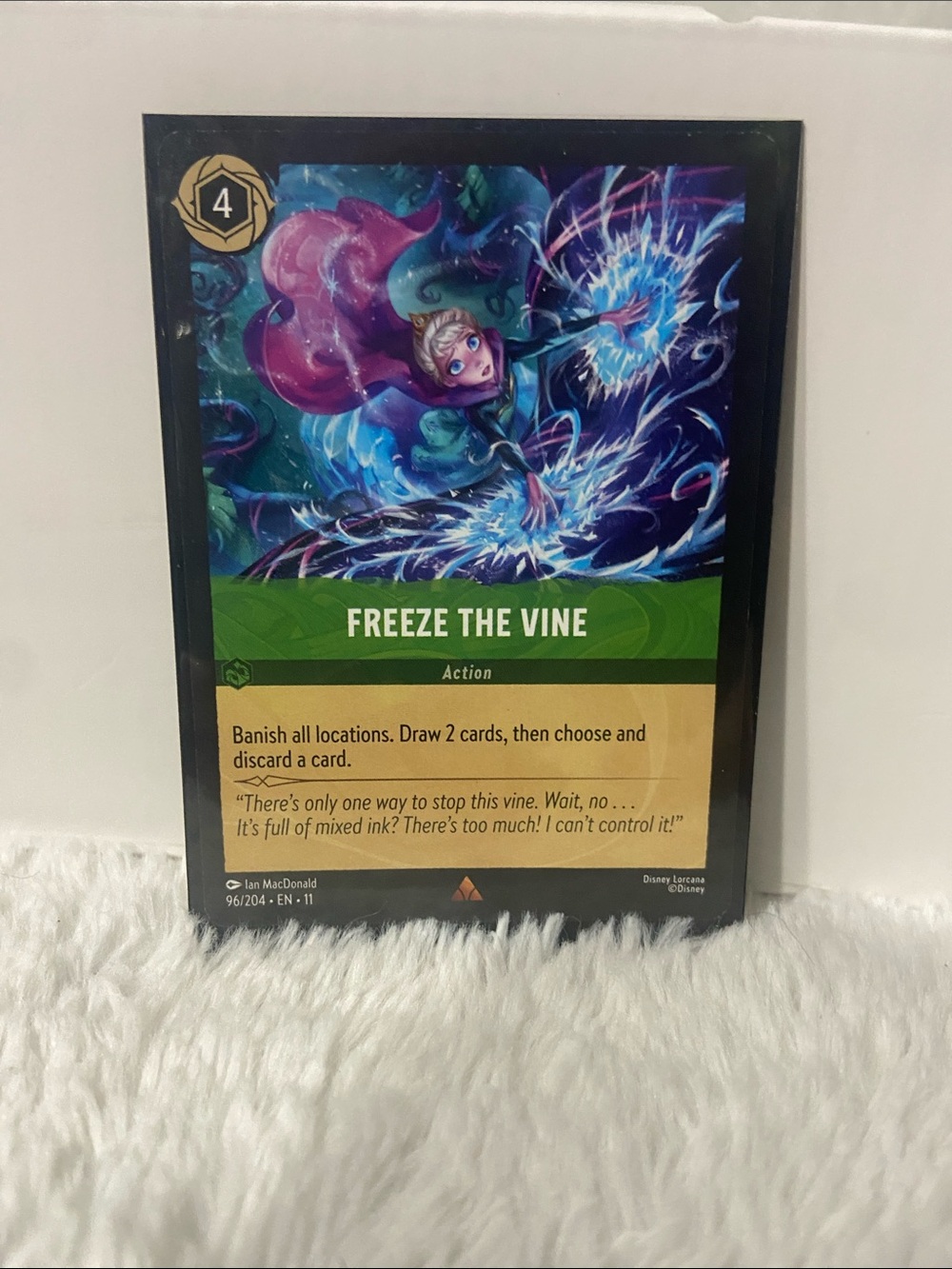 Lorcana  Freeze the Vine (#96/204) from the Winterspell (Set 11)
